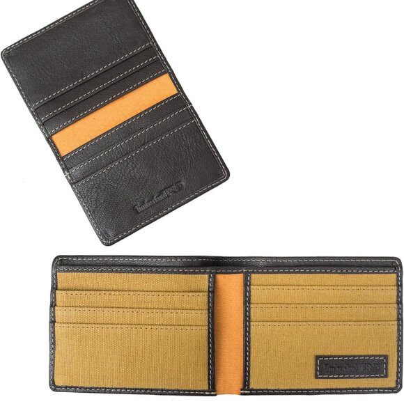 Elegant Men's Leather RFID Wallet - Compact Design with Removable Card Carrier - Picture 3 of 7